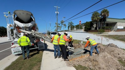 US 301 New Concrete Intersection at Gibsonton Drive and Repaving from Whitt Road to Rivercrest Drive (October 2025)