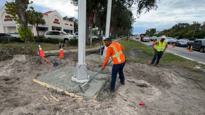 US 301 New Concrete Intersection at Gibsonton Drive and Repaving from Whitt Road to Rivercrest Drive (October 2025)
