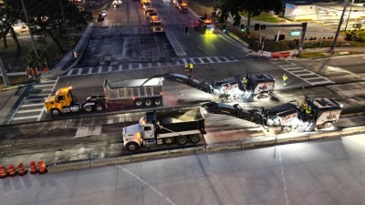 US 301 New Concrete Intersection at Gibsonton Drive and Repaving from Whitt Road to Rivercrest Drive (April 2025)