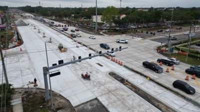 US 301 New Concrete Intersection at Gibsonton Drive and Repaving from Whitt Road to Rivercrest Drive (May 2025)