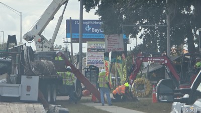 US 301 New Concrete Intersection at Gibsonton Drive and Repaving from Whitt Road to Rivercrest Drive (December 2025)