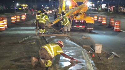 US 301 New Concrete Intersection at Gibsonton Drive and Repaving from Whitt Road to Rivercrest Drive (October 2025)