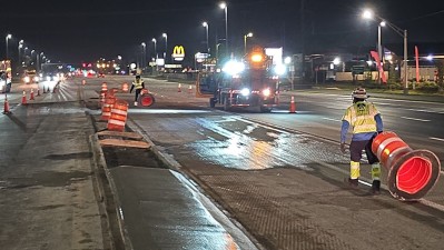 US 301 New Concrete Intersection at Gibsonton Drive and Repaving from Whitt Road to Rivercrest Drive (October 2025)