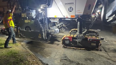 Crews performing milling operations at US 301 and Pine Avenue (April 2026 photo)