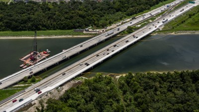 Image of I-75 travel lanes showing widening over the Tampa Bypass Canal Photo July 2026)