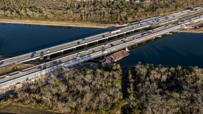 Image of I-75 bridge widening over the Tampa Bypass Canal (Photo February 2026)