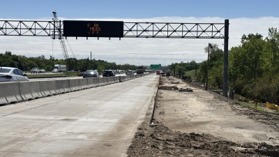 Image of I-75 widening looking southbound (Photo February 2026)