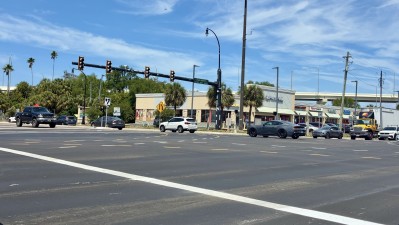 US 92 (South Dale Mabry Hwy) at Gandy Blvd looking southwest (Photo April 2026)
