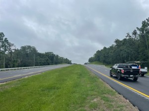 New asphalt and pavement markings (9-9-2025 photo)
