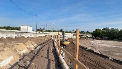 Image showing construction of new ramp from westbound I-4 to northbound I-275 (Photo April 2026)