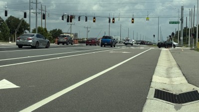 New traffic signal at US 301 and Shady Preserve Drive in Riverview (Photo July 2026)