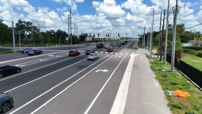 New traffic signal at US 301 and Shady Preserve Drive in Riverview (Photo July 2026)