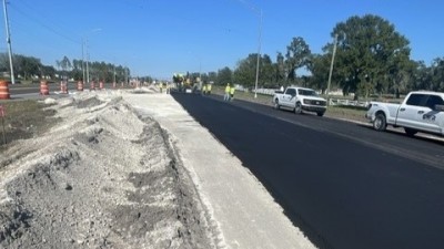 SR 39 Intersection Pavement Reconstruction at Trapnell Road (December 2025)