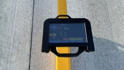 SR 39 at Trapnell Road performing roadway reflectivity testing (Photo July 2026)