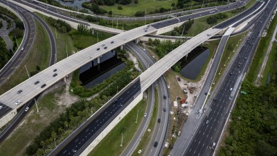 Westbound SR 60 widening from Spruce St/TIA to Memorial Highway (June 2025)