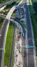 Westbound SR 60 widening from Spruce St/TIA to Memorial Highway (September 2023)
