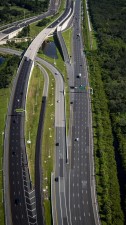 Westbound SR 60 widening from Spruce St/TIA to Memorial Highway (August 2025)