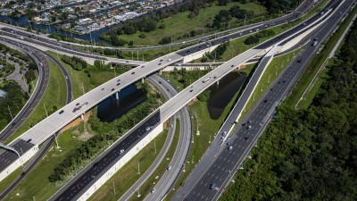 Westbound SR 60 widening from Spruce St/TIA to Memorial Highway (September 2025)
