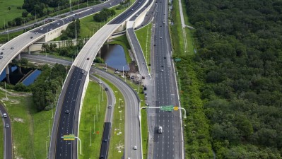 Westbound SR 60 widening from Spruce St/TIA to Memorial Highway (July 2025)