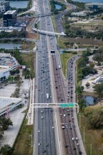SR 60 (Memorial Hwy) at Tampa International Airport looking northeast (March 2026 photo)