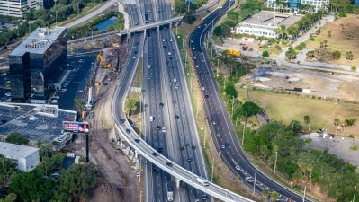 Image of northbound and southbound I-275 travel lanes showing ramp to SR 60 (Memorial Hwy) Photo May 2026