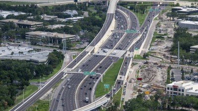 Image showing SR 60 (Memorial Highway) travel lanes to Tampa International Airport (Photo June 2026)