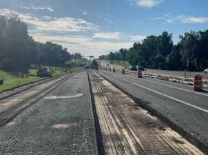 Milling existing asphalt (6-22-2026 photo)