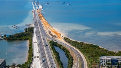 I-275 Causeway Seawall and Trail from Reo St to Howard Frankland Bridge (February 2024)