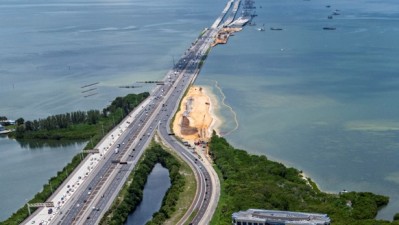I-275 Causeway Seawall and Trail from Reo St to Howard Frankland Bridge (July 2023)