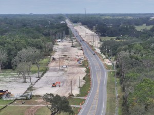 Looking north over US 301 from south of Louise Road to north of SR 50 (10-15-2025 photo)