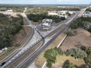 Looking northwest over US 301 at the US 98 intersection (1-13-2026 photo)