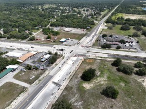 Looking northwest over US 301 at the SR 50 intersection (7-15-2026 photo)