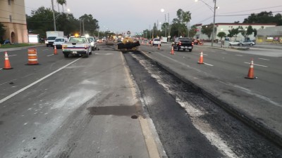 East Bay Drive Repaving from west of Belcher to east of US 19 (October 2025)