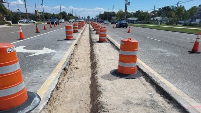 East Bay Drive Repaving from west of Belcher to east of US 19 (October 2025)