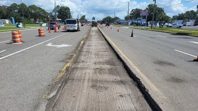 East Bay Drive Repaving from west of Belcher to east of US 19 (October 2025)
