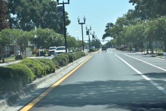 Looking east at repaved CR 54 west of 6th Street (6.22.2026 photo)