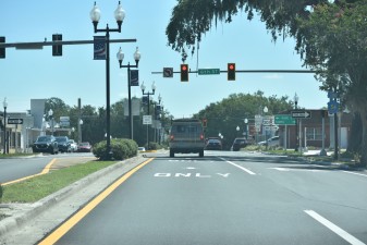 Looking east at repaved CR 54 approaching US 301 (6.22.2026 photo)