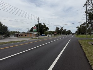 Final paving and markings on CR 54 in Zephyrhills (7-8-2026 photo)