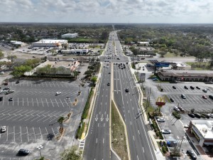 Looking east over SR 54 from Riverrun Road (3-7-2026 photo)