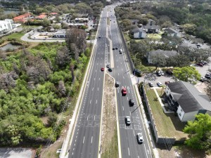 Looking east over SR 54 from Highwater Drive (3-7-2026 photo)