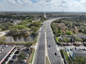 Looking east over SR 54 just west of Old Mill Pond Drive (3-7-2026 photo)