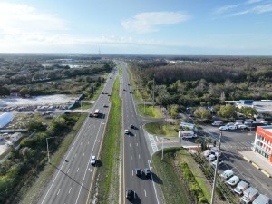 Looking west over SR 54, west of Lakepointe Parkway (1-13-2026 photo)