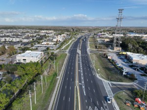 Looking east over SR 54 from west of Gunn Highway (1-13-2026 photo)