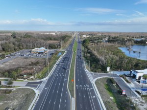 Looking east over SR 54 from east of Gunn Highway (1-13-2026 photo)