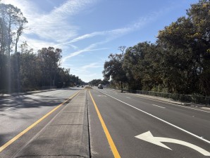 Final asphalt and striping (12-19-2025 photo)