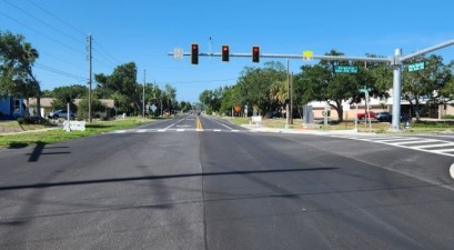New Signal activated on Alt 19 (Palm Harbor Blvd) at Virgina Avenue (May 2026 photo)