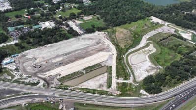Aerial view of I-4 Truck Parking Facility (August 2026)