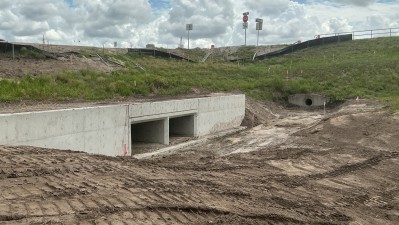 Image of drainage structures under County Line Road near ramps to I-4 (Photo June 2026)