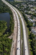 Looking north over I-275 from north of 62nd Avenue N (4-15-2026 photo)