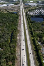 Looking north over I-275 toward the Gandy Boulevard interchange (4-15-2026 photo)